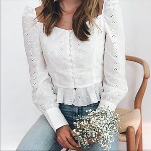 Lioness Sweethearts Eyelet Top